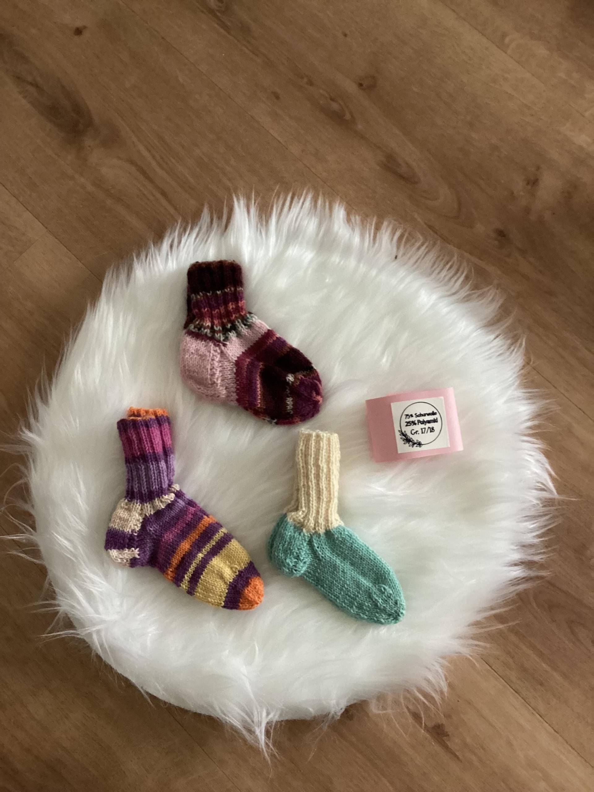 Wollsocken Gestrickte Socken Kinder von Bastelhexe123