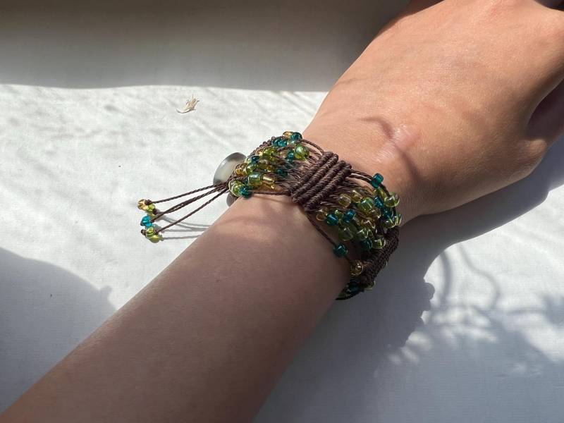 Handgemachtes Makramee Armband | Handmade Macrame Bracelet Unikat Handgemachtes Makramee Armband | Handmade Macrame Bracelet Unikat von Bastelnpage