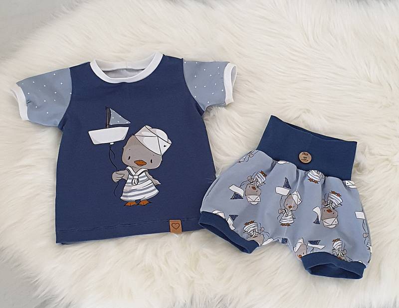 Gr. 80 Sommerset - "Ahoi" Aus Weichen Jersey von Bastelsurium