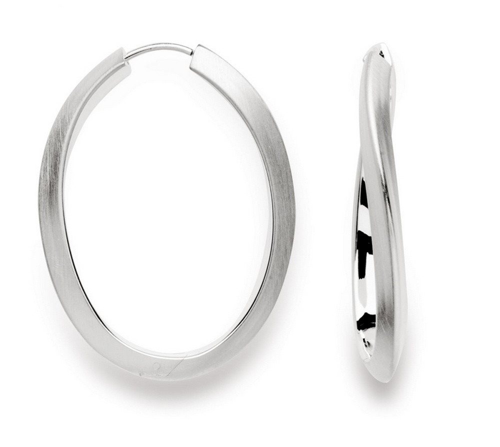 Bastian Inverun Paar Ohrstecker Bastian Inverun Creolen Silber 20541 von Bastian Inverun