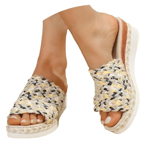 Bastwahl pantoffeln damen, Orthopädische Sandalen Damen Sommer Ergonomische Leder Pantoletten Rutschfeste Offener Hausschuhe Leicht Bequem Slipper Sommerschuhe Bastwahl pantoffeln damen, Orthopädische Sandalen Damen Sommer Ergonomische Leder Pantoletten Rutschfeste Offener Hausschuhe Leicht Bequem Slipper Sommerschuhe von Bastwahl