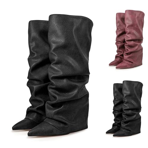 Cowboystiefel Damen Westernstiefel - Cowboy Western Spitz Wildleder Elegante Bequeme Vintage Country Style Stiefeletten Mit Absatz Lässige Ankle Biker Boots für Alltag Festivals Party Stiefe Schwarz Cowboystiefel Damen Westernstiefel - Cowboy Western Spitz Wildleder Elegante Bequeme Vintage Country Style Stiefeletten Mit Absatz Lässige Ankle Biker Boots für Alltag Festivals Party Stiefe Schwarz von Bastwahl