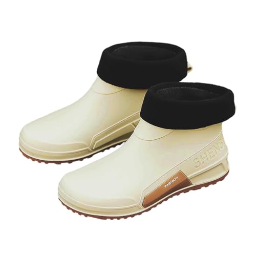 Gummistiefel Damen Halbhoch Regenstiefel Wasserdichte Schuhe Stiefel - Atmungsaktive Einfarbig Outdoor Sommerstiefeletten Kurze Gartenschuhe Weitschaft Vintage Gummi Stiefeletten Leichte Regenschuhe Gummistiefel Damen Halbhoch Regenstiefel Wasserdichte Schuhe Stiefel - Atmungsaktive Einfarbig Outdoor Sommerstiefeletten Kurze Gartenschuhe Weitschaft Vintage Gummi Stiefeletten Leichte Regenschuhe von Bastwahl
