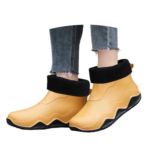 Gummistiefel Damen Halbhoch Regenstiefel Wasserdichte Schuhe Stiefel - Atmungsaktive Einfarbig Outdoor Sommerstiefeletten Kurze Gartenschuhe Weitschaft Vintage Gummi Stiefeletten Leichte Regenschuhe Gummistiefel Damen Halbhoch Regenstiefel Wasserdichte Schuhe Stiefel - Atmungsaktive Einfarbig Outdoor Sommerstiefeletten Kurze Gartenschuhe Weitschaft Vintage Gummi Stiefeletten Leichte Regenschuhe von Bastwahl