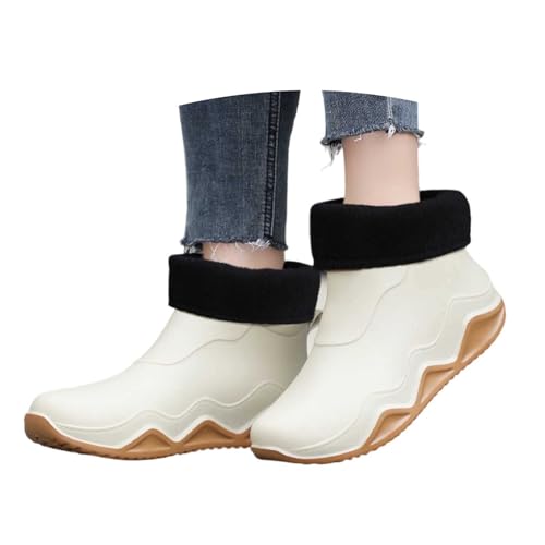 Gummistiefel Damen Halbhoch Regenstiefel Wasserdichte Schuhe Stiefel - Atmungsaktive Einfarbig Outdoor Sommerstiefeletten Kurze Gartenschuhe Weitschaft Vintage Gummi Stiefeletten Leichte Regenschuhe Gummistiefel Damen Halbhoch Regenstiefel Wasserdichte Schuhe Stiefel - Atmungsaktive Einfarbig Outdoor Sommerstiefeletten Kurze Gartenschuhe Weitschaft Vintage Gummi Stiefeletten Leichte Regenschuhe von Bastwahl
