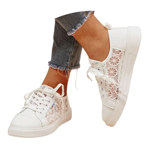 Trachten Sneaker Damen Spitzen Trachtenschuhe - Walkingschuhe Elegante Frauen Schnürhalbschuhe Laufschuhe Leicht Sportlich Flache Schuhe Spitze Atmungsaktive Stoffschuhe Trachten Sneaker Damen Spitzen Trachtenschuhe - Walkingschuhe Elegante Frauen Schnürhalbschuhe Laufschuhe Leicht Sportlich Flache Schuhe Spitze Atmungsaktive Stoffschuhe von Bastwahl