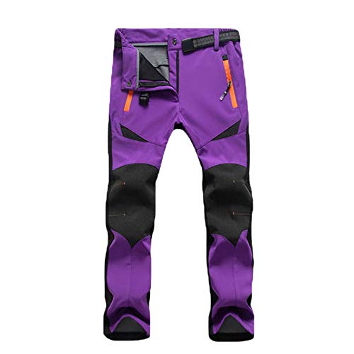 Wasserdichte Hose Damen Schnell Trockend Wanderhose Wasserabweisend Pants Langlebig Sommer Hiking Pants Sportlich Jogginghose Fleece Gefüttert Trekkinghose Aktivitäten Und Außenarbeiten Überziehhose von Bastwahl