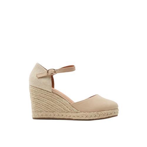 Bata Damen Espadrillas mit 8 cm Keilabsatz von Bata