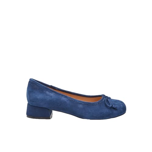 Bata Damen Ballerina in Wildleder mit Absatz von Bata