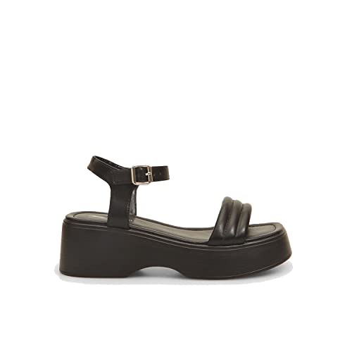 Bata Damen Riemchensandalen mit höherer Sohle von Bata