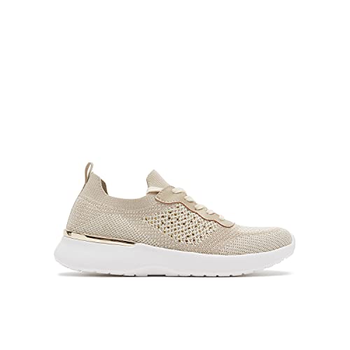 Bata Knit-Sneakers mit Durchbruchmuster und Schnürsenkeln Damen Sommer Bequeme elegant lässig Casual einzigartige von Bata