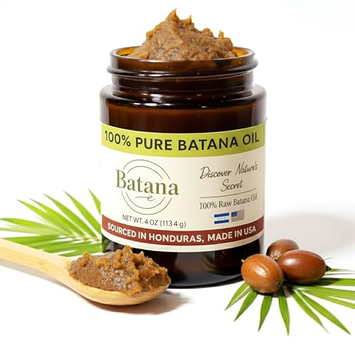 BatanaCo Authentisches Bio-Battanaöl für das Haarwachstum, 100 % reines Hondura-Bakanenöl, unraffiniertes Batanaöl, für Männer und Frauen - T BatanaCo Authentisches Bio-Battanaöl für das Haarwachstum, 100 % reines Hondura-Bakanenöl, unraffiniertes Batanaöl, für Männer und Frauen - T von BatanaCo