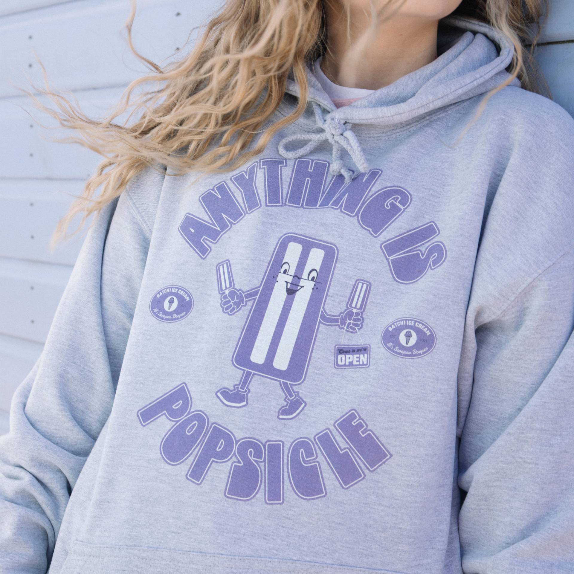 Anything Is Popsicle Damen Grafik Hoodie von Batch1UK