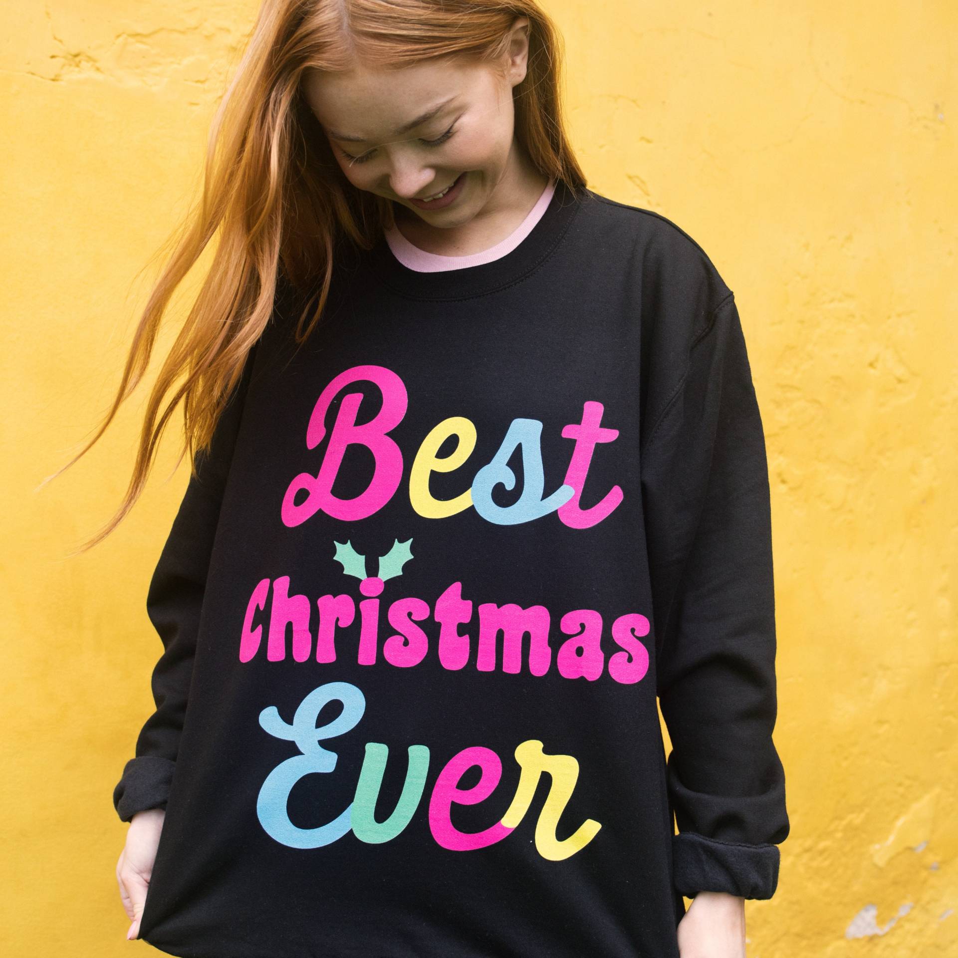 Bester Christmas Ever Damen Weihnachts Pullover von Batch1UK