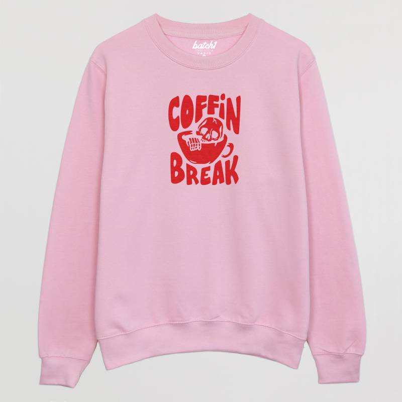 Coffin Break Frauen Halloween Sweatshirt von Batch1UK