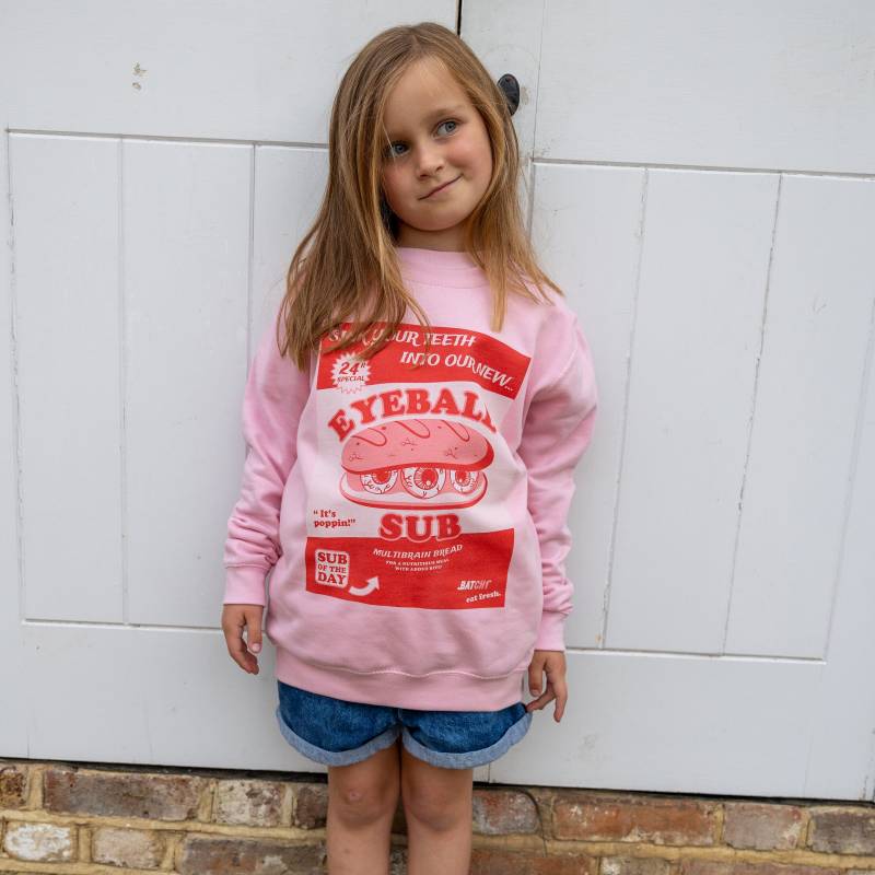 Eyeball Sub Girls Spruch Sweatshirt von Batch1UK
