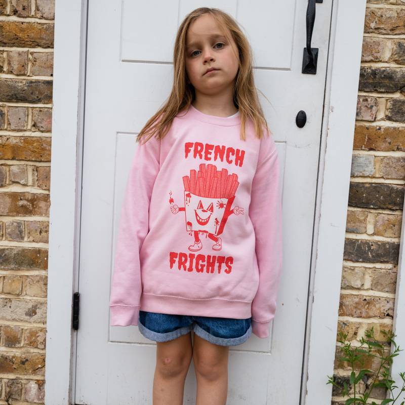 French Frights Mädchen Spruch Sweatshirt von Batch1UK