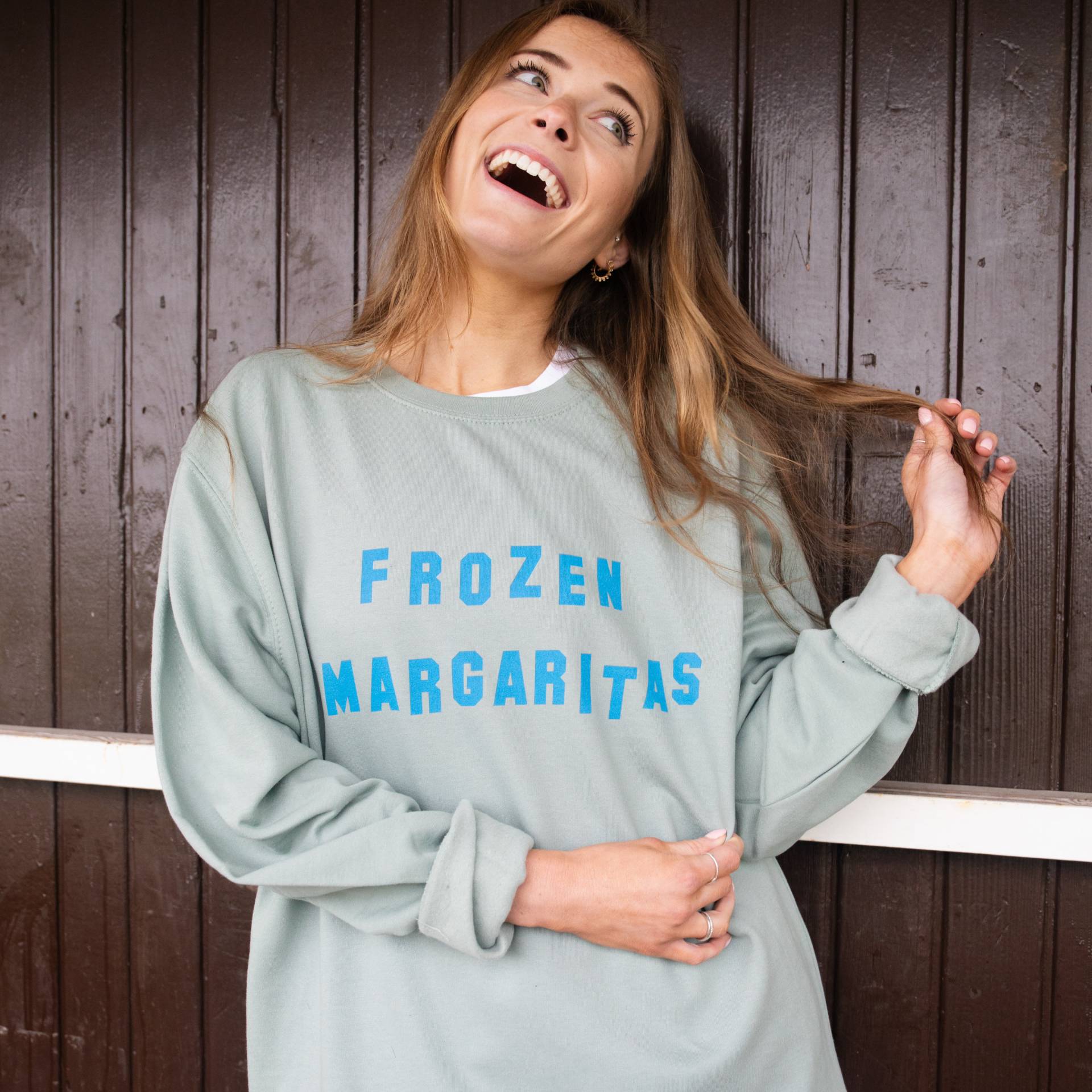 Frozen Margaritas Damen Spruch Sweatshirt von Batch1UK