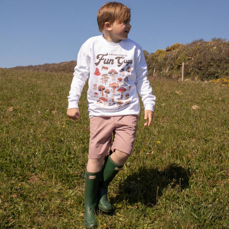 Fun Guys Jungs Pilz Anleitung Sweatshirt von Batch1UK