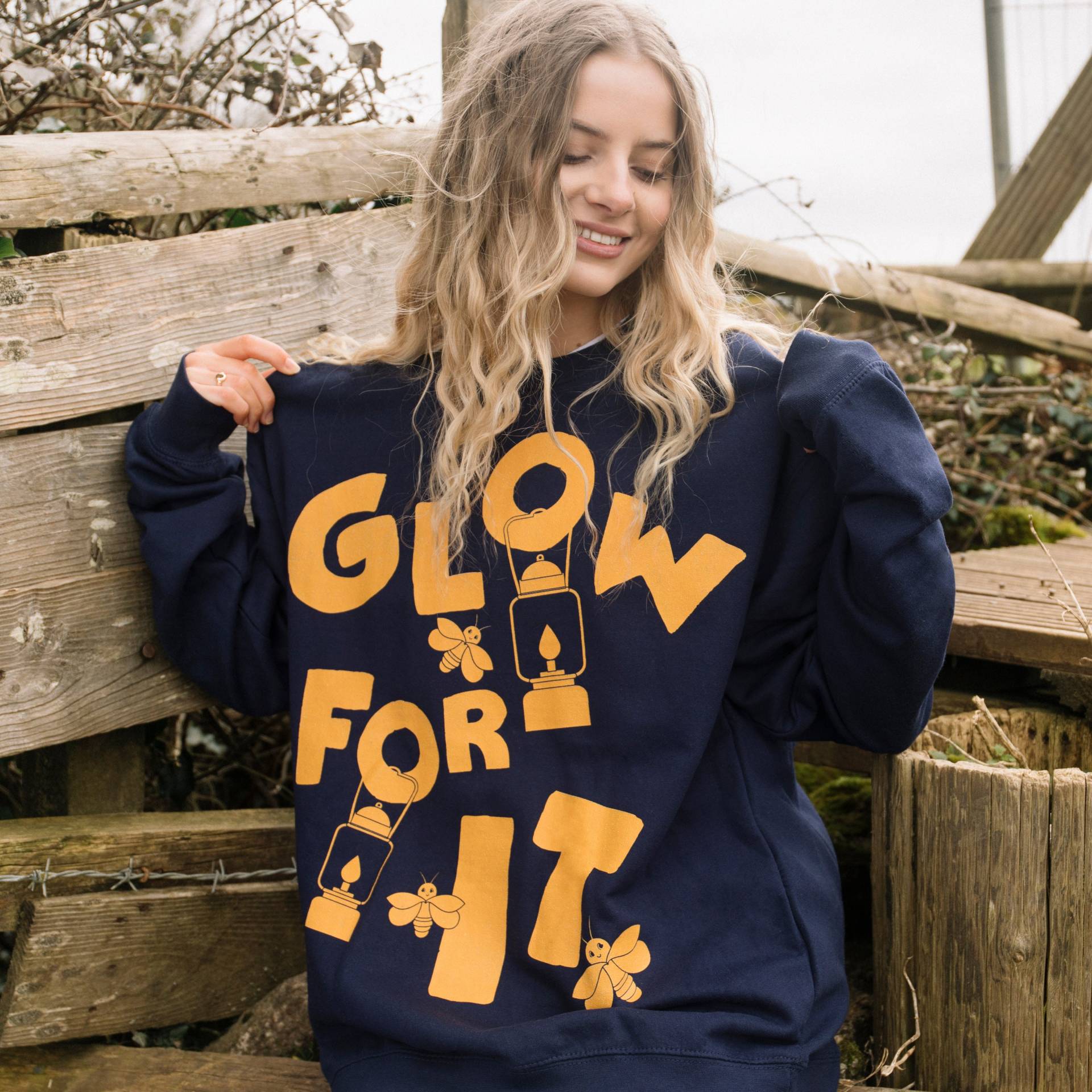 Glow For It Damen Spruch Sweatshirt von Batch1UK