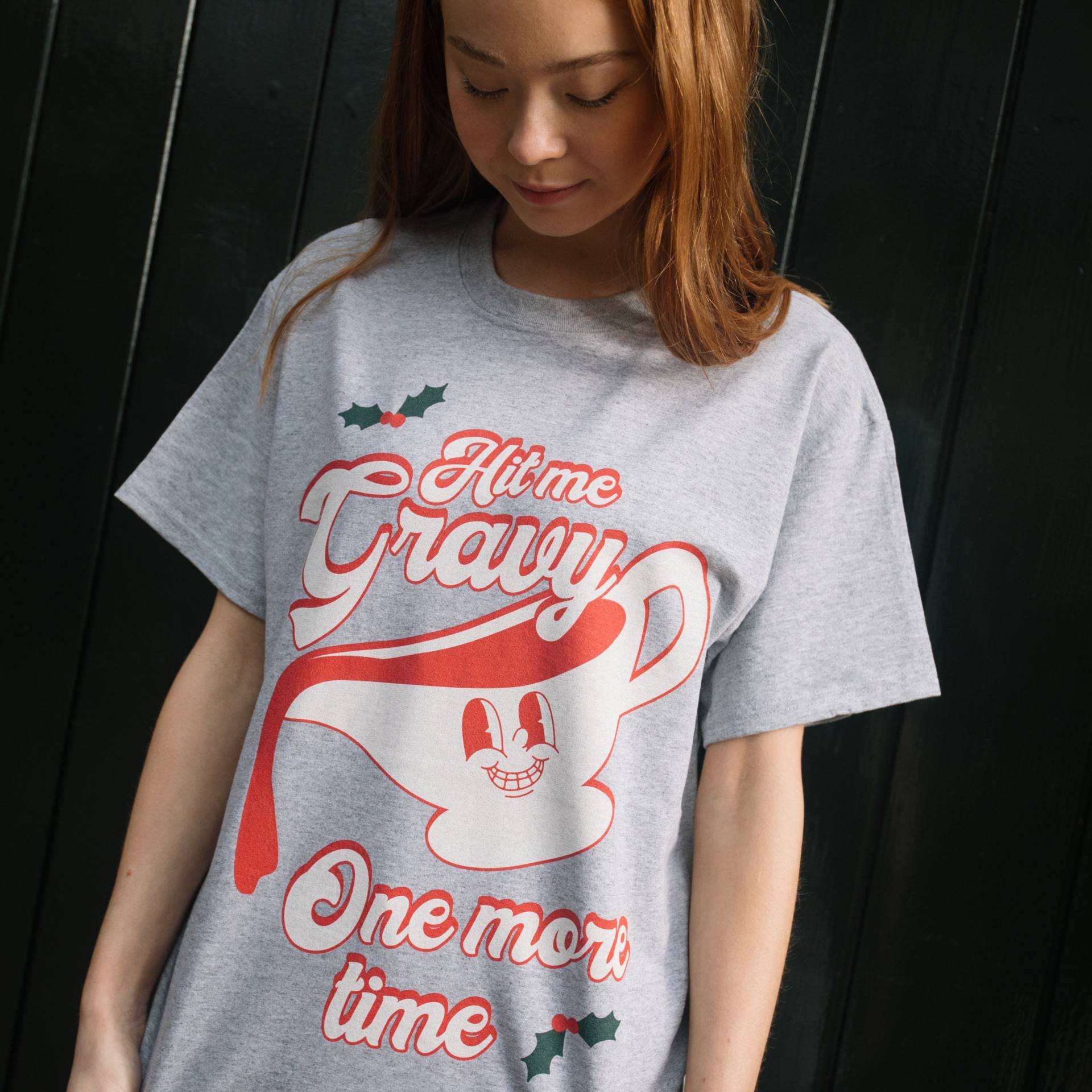 Gravy One More Time Damen Weihnachten T-Shirt von Batch1UK