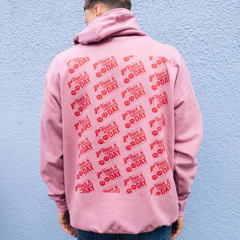 Have A Cherrific Day Herren Kirsche Logo Hoodie von Batch1UK