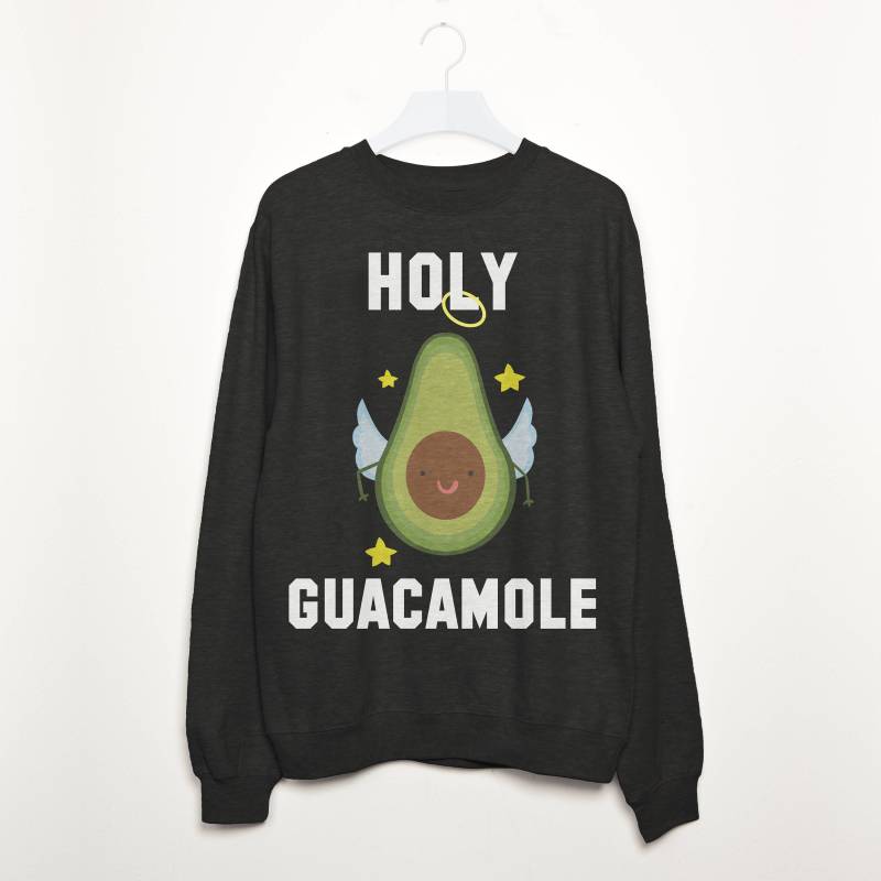 Holy Guacamole Frauen Avocado Slogan Sweatshirt von Batch1UK