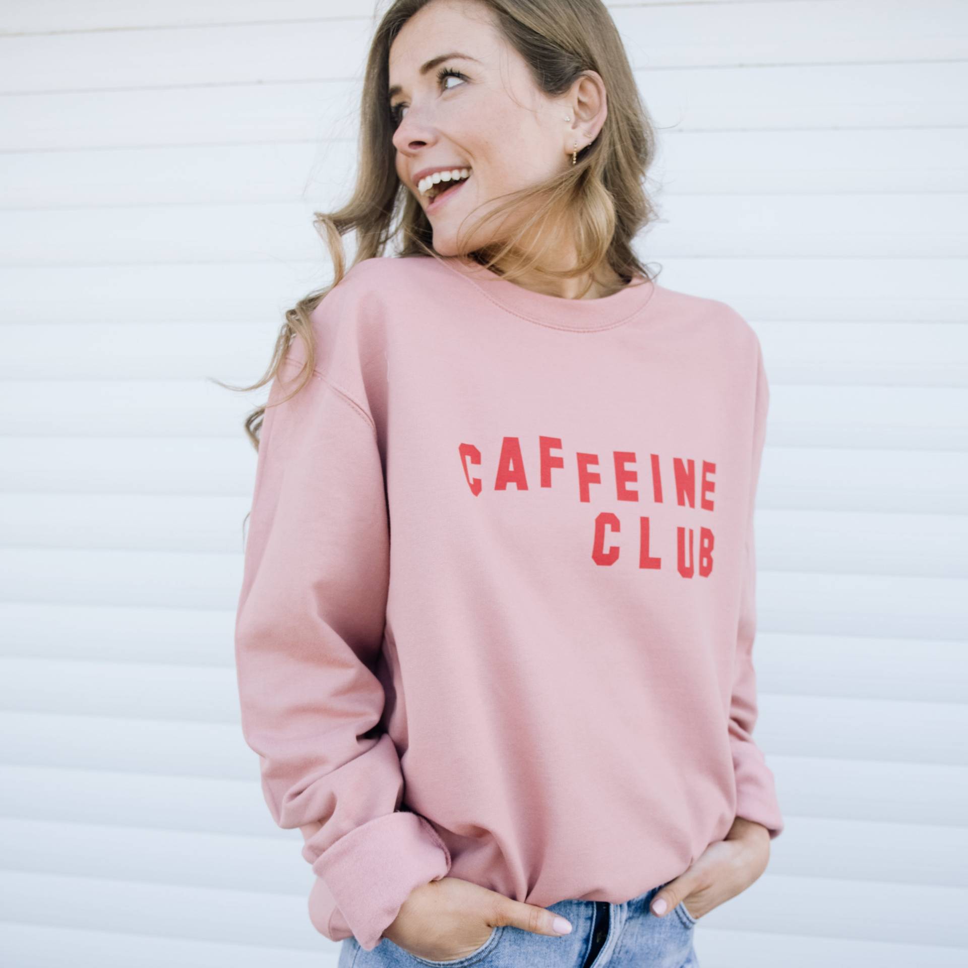 Koffein Club Damen Spruch Sweatshirt von Batch1UK