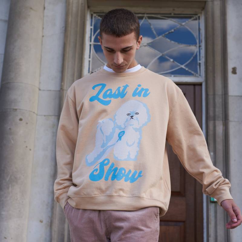 Last in Show Herren Hund Spruch Sweatshirt von Batch1UK