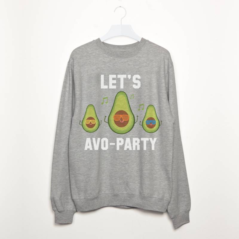 Let Es Avo Party Damen Spruch Sweatshirt von Batch1UK