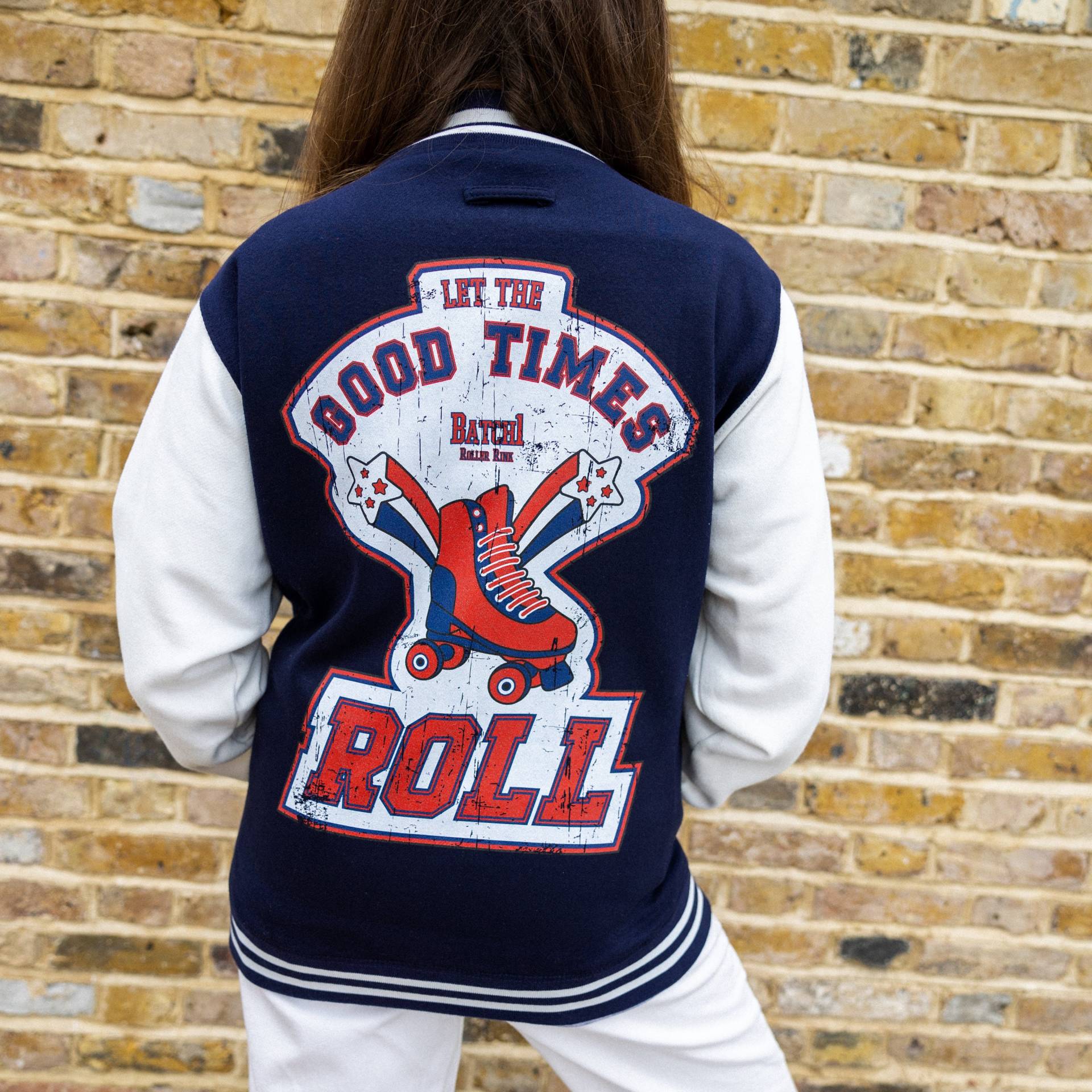 Let The Good Times Roll Unisex Weihnachten Varsity Jacke von Batch1UK