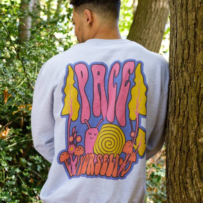 Pace Yourself Herren Spruch Sweatshirt von Batch1UK