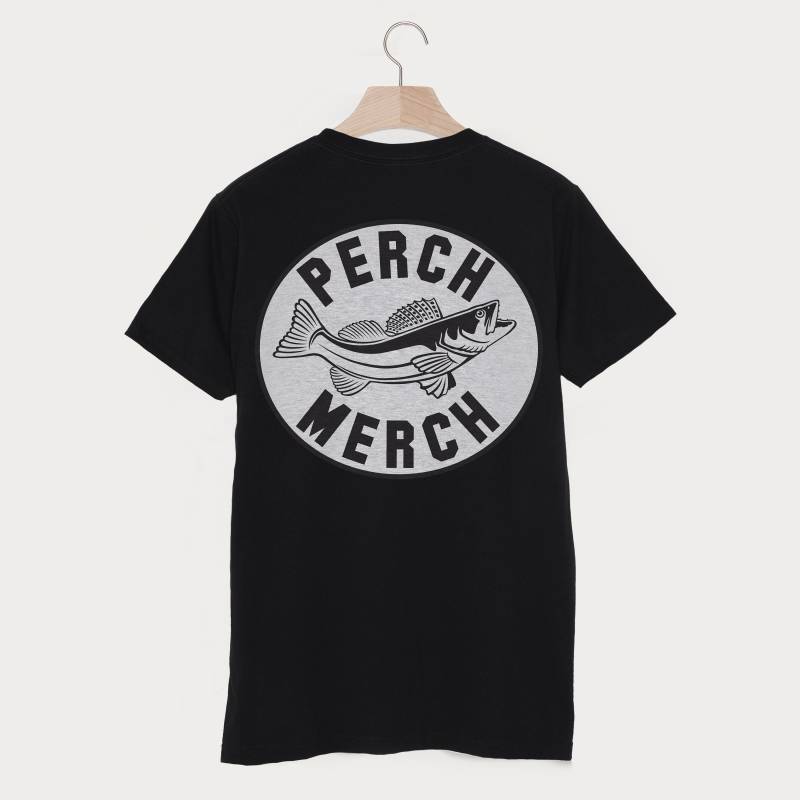 Perch Merch Männer Angeln Slogan T-Shirt von Batch1UK