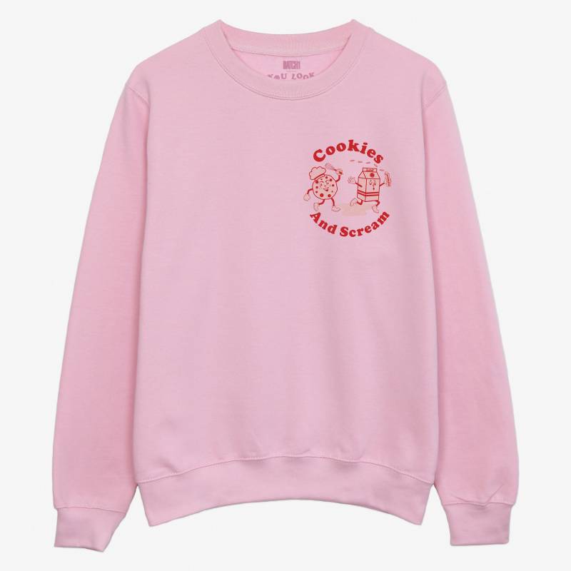 Plätzchen Und Schrei Frauen Spruch Sweatshirt von Batch1UK