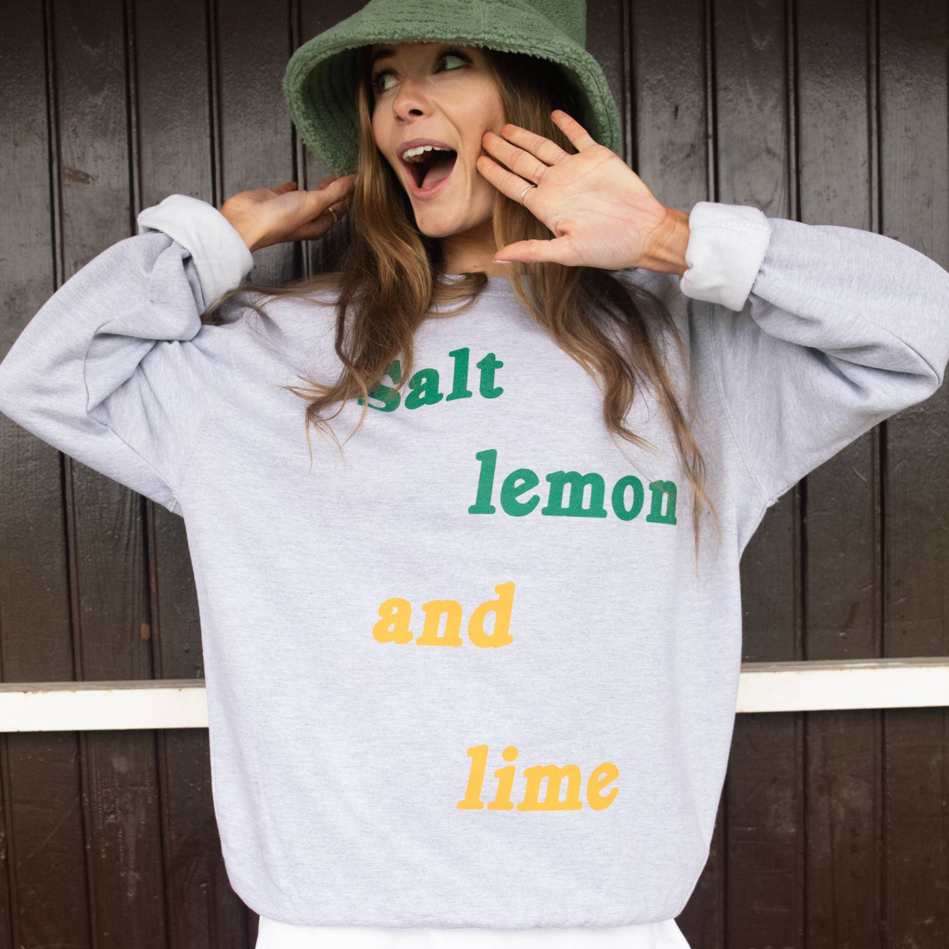 Salt Lemon & Lime Damen Spruch Sweatshirt von Batch1UK