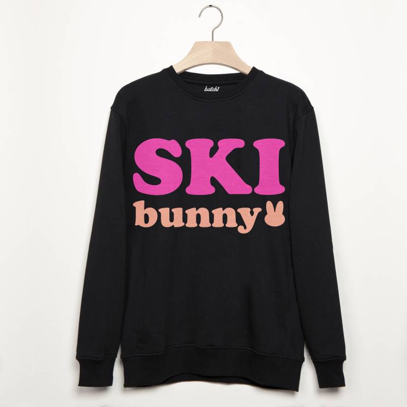 Ski Bunny - Damen Winterpullover Après Snowboard Slogan Sweatshirt von Batch1UK