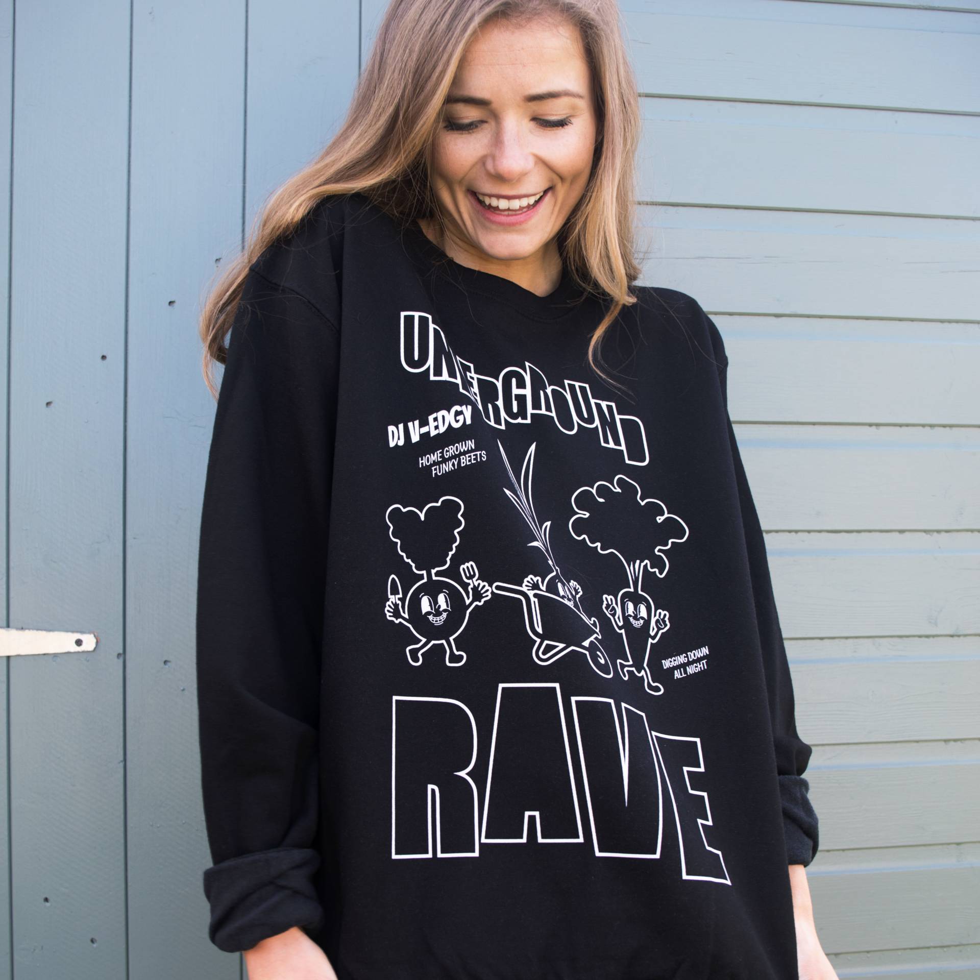 Underground Rave Damen Festival Sweatshirt von Batch1UK