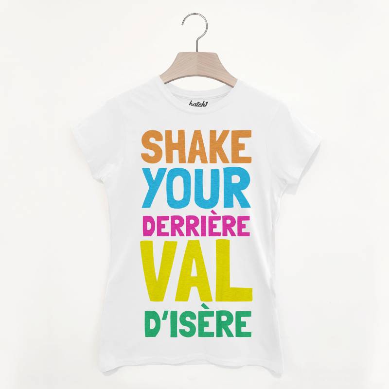 Val D'isere Retro Damen Apres Ski Spruch T Shirt von Batch1UK