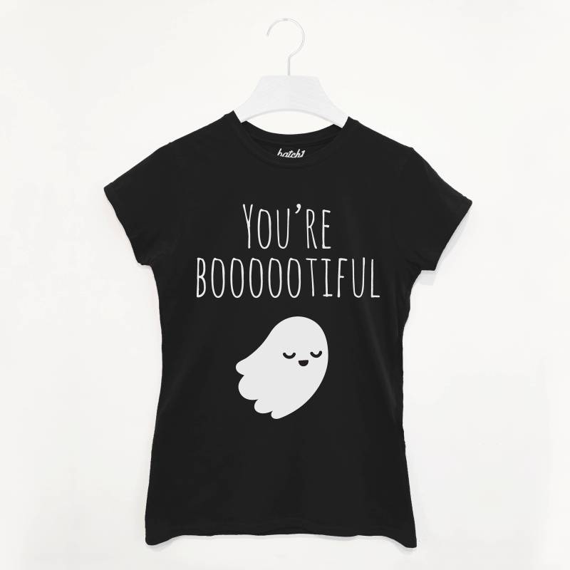 You're Booootiful Ghost Damen Halloween T-Shirt von Batch1UK