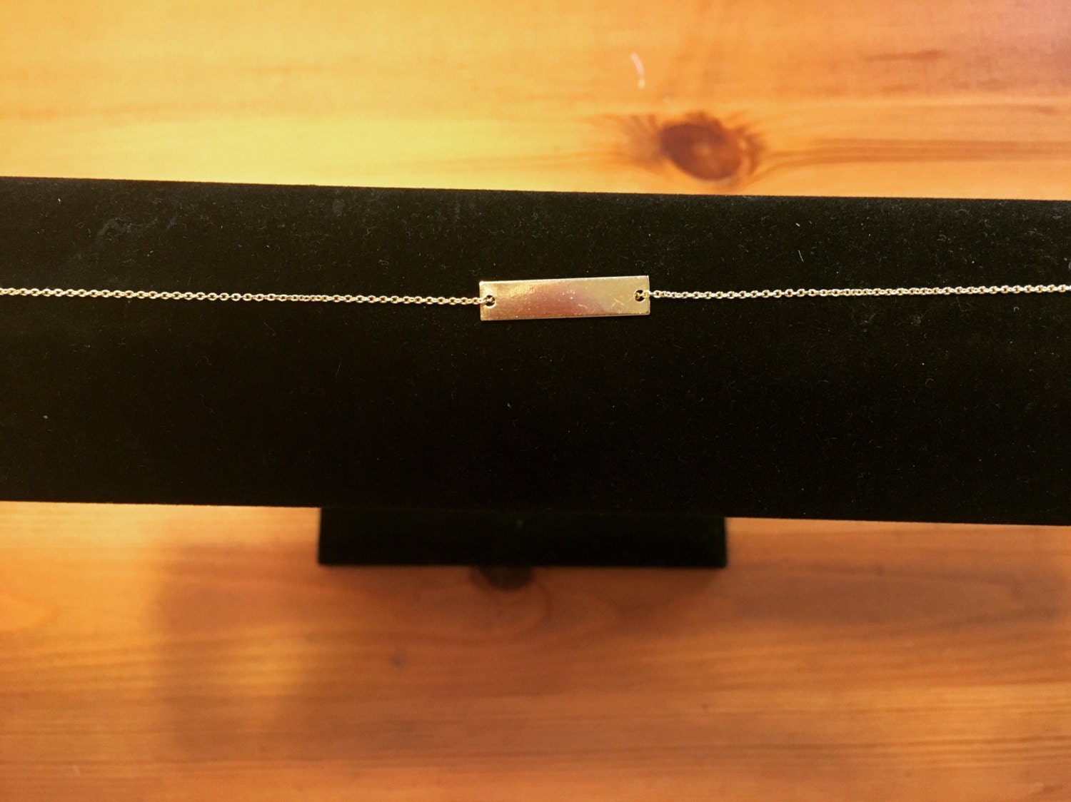 Rechteckige Platte Gold Armband Rechteckige Platte Gold Armband von Batchik