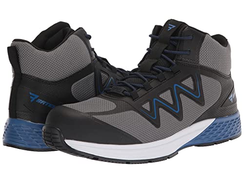 Bates Herren Militär- und Taktikschuhe Rush Mid Work Composite Toe, grau (gris chiné 14), 42 EU von Bates