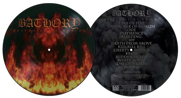Bathory Destroyer of worlds LP Picture von Bathory