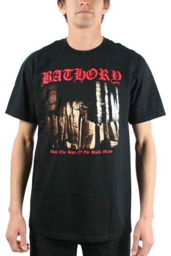 Bathory - - Männer Im Zeichen T-Shirt in Schwarz, Large, Black von Bathory