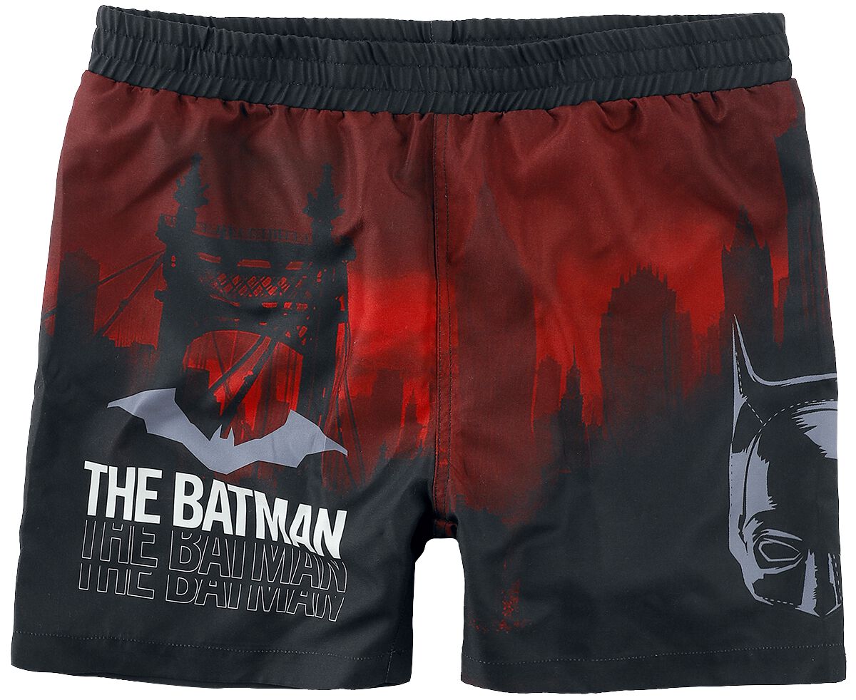 Batman Badeshort - Kids - The Batman - Gotham - 140 bis 176 - für Männer - Größe 152 - schwarz  - EMP exklusives Merchandise! von Batman