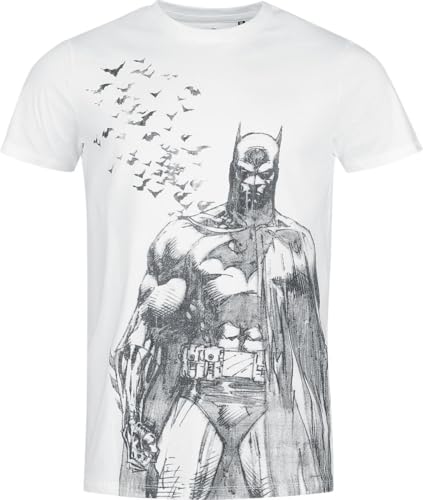 Batman Batman's Fly Männer T-Shirt weiß M von Batman
