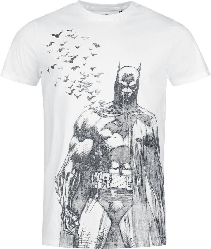 Batman Batman's Fly T-Shirt weiß in S von Batman