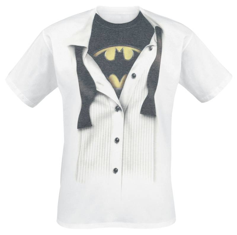 Batman Blouse T-Shirt weiß in XXL von Batman