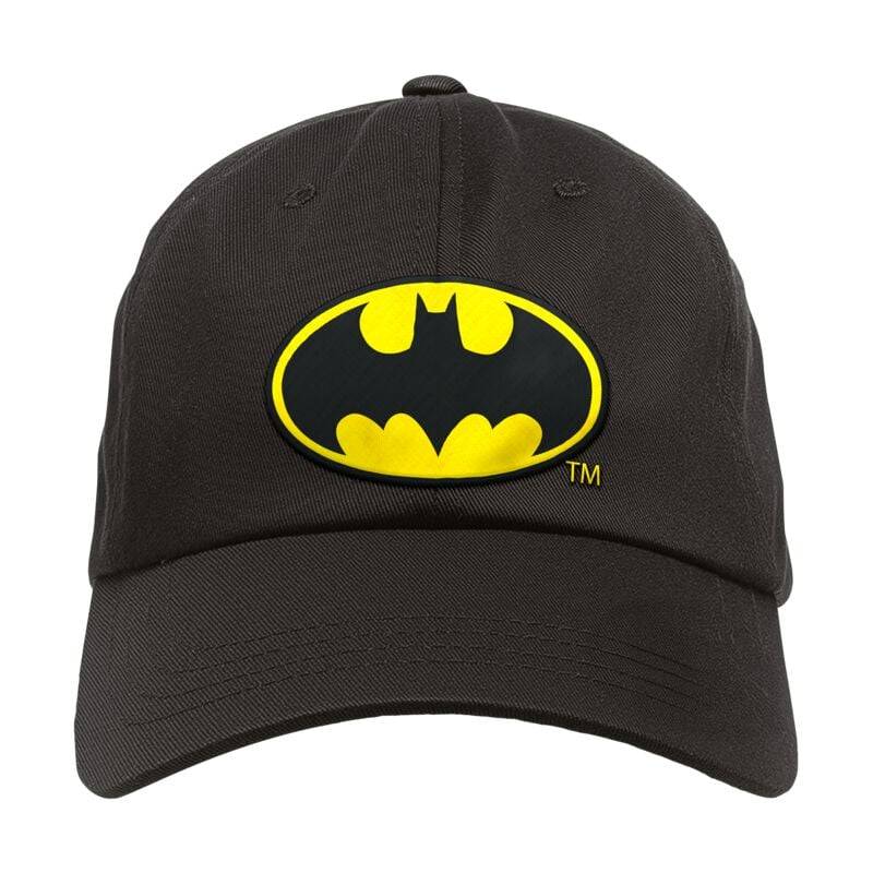 Batman - DC Comics Cap - Metal-Kids - Batman-Logo - schwarz  - Lizenzierter Fanartikel von Batman