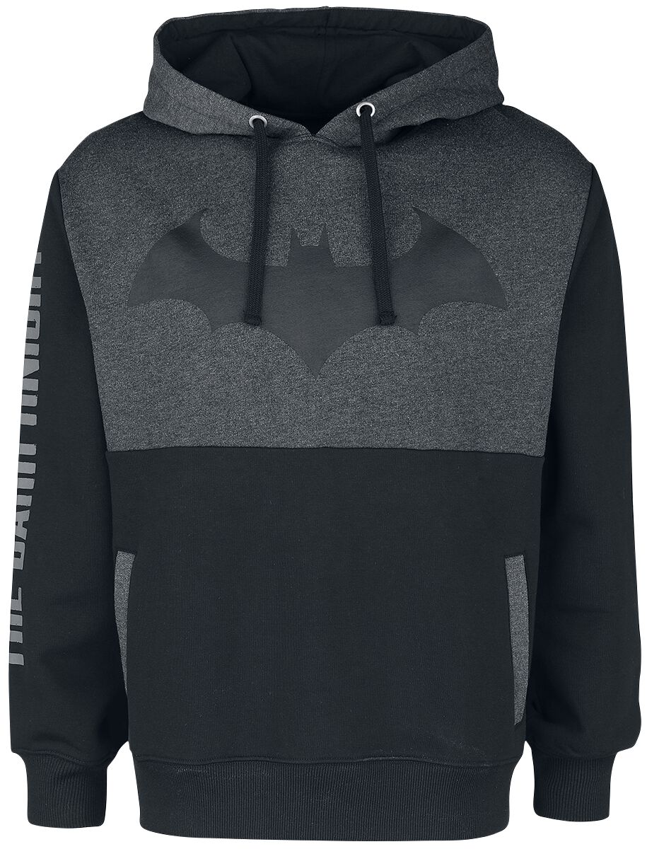 Batman - DC Comics Kapuzenpullover - Batman Logo - The Dark Knight - S bis M - für Männer - Größe M - multicolor  - Lizenzierter Fanartikel von Batman