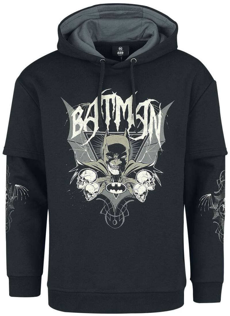 Batman - DC Comics Kapuzenpullover - Dark Smile - S bis XXL - für Männer - Größe S - schwarz  - EMP exklusives Merchandise! von Batman